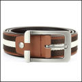 Casual PU Stripe Belt Accesorios para Mujer